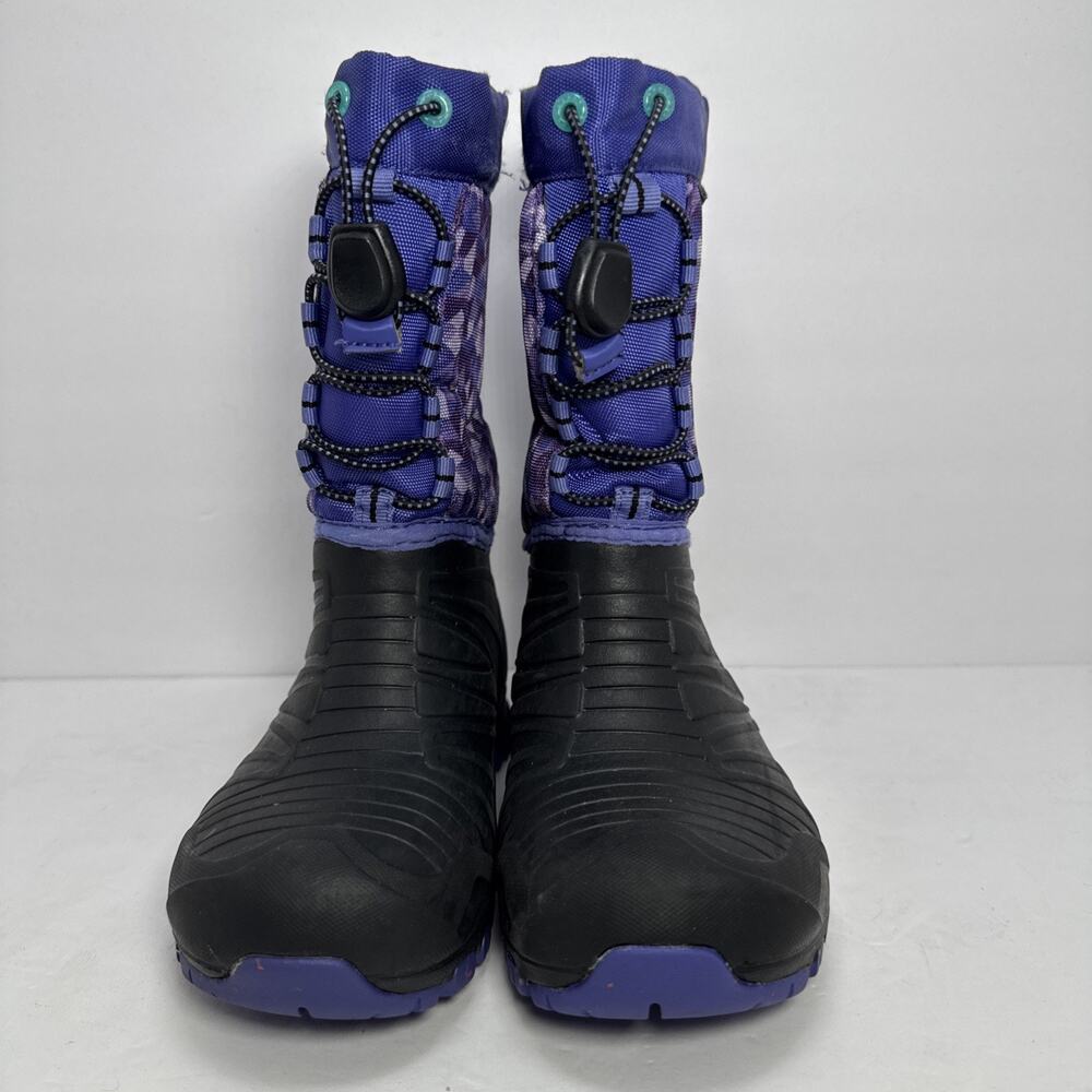 Merrell - Snow Boots - Girls Size 12 - Snow Quest Waterproof Purple Mosaic -40 F - Picture 8 of 11
